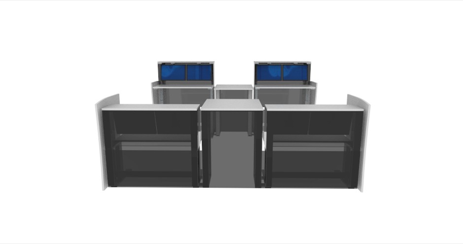 Active Reception Desks Electric Height Adjustable Reception Desk